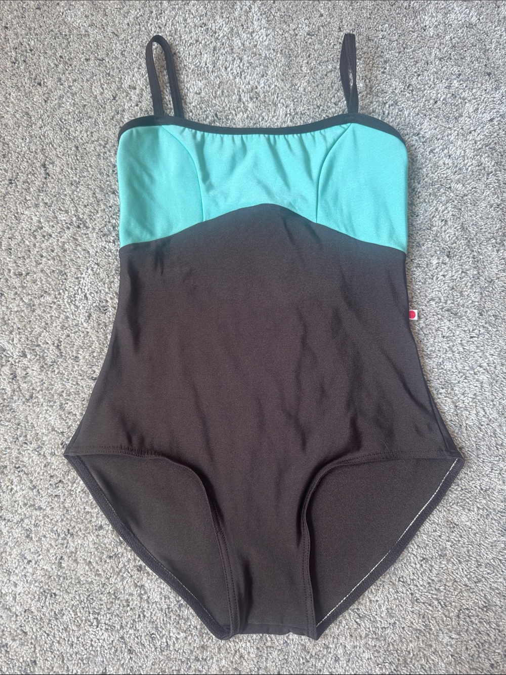 Yumiko Brown and Teal Leotard- Size Medium